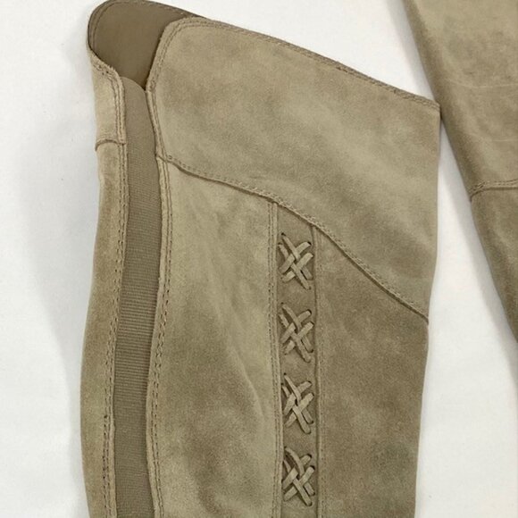 Vince Camuto Kreesel Suede Extended Calf Knee High Block Heel Boot 10 - Picture 4 of 7